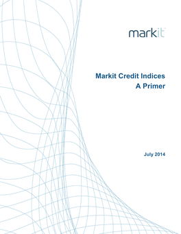 Markit Credit Indices Primer