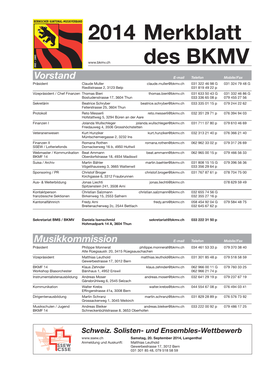 2014 Merkblatt Des BKMV