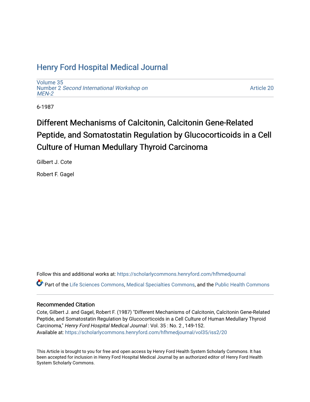 Different Mechanisms of Calcitonin, Calcitonin Gene-Related Peptide