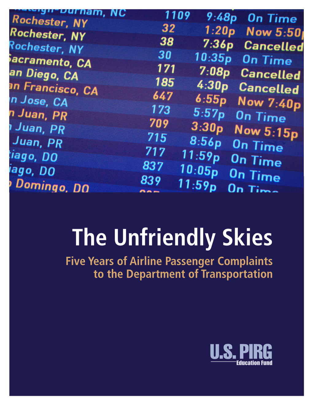 The Unfriendly Skies