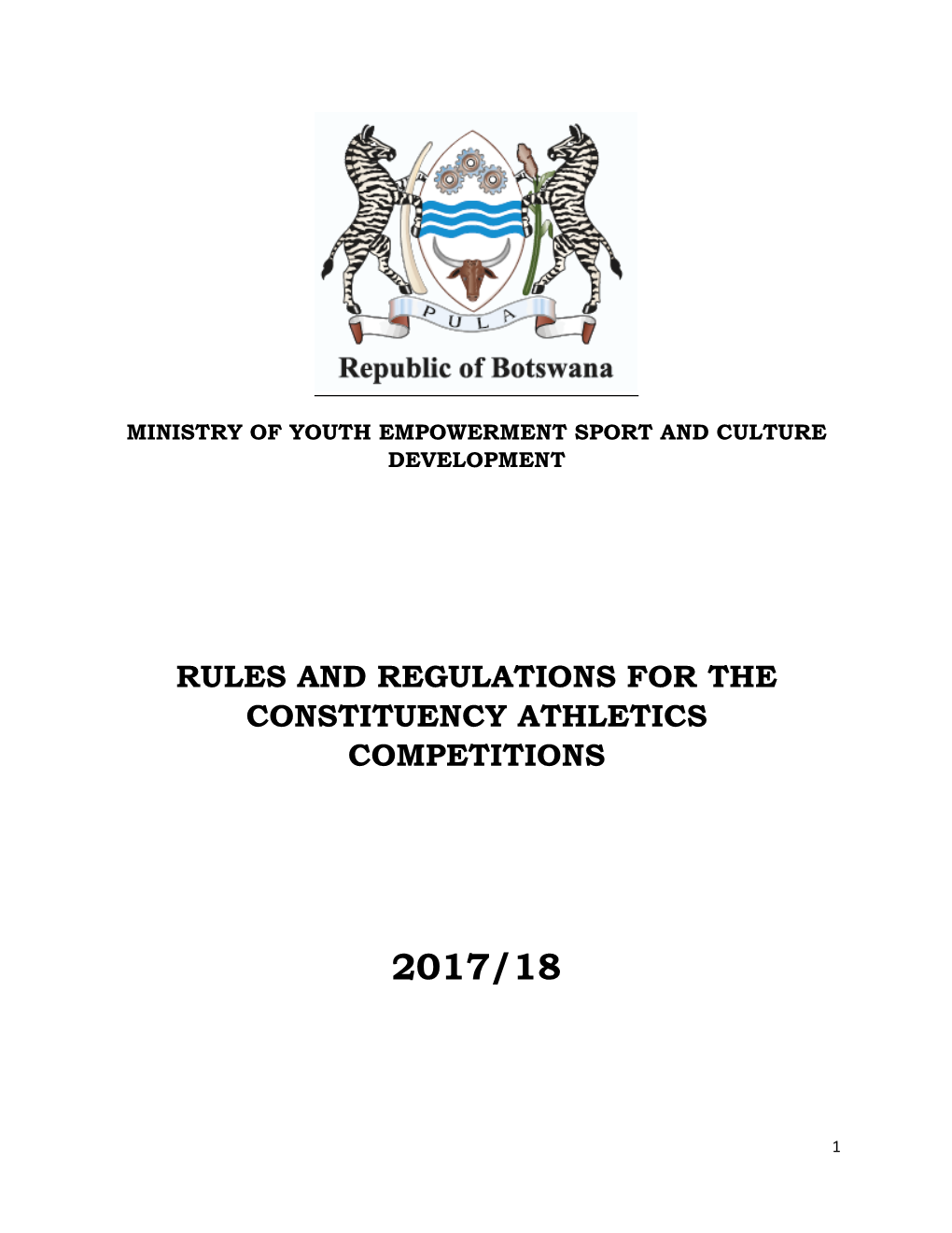 Constituency Athletics Competitions