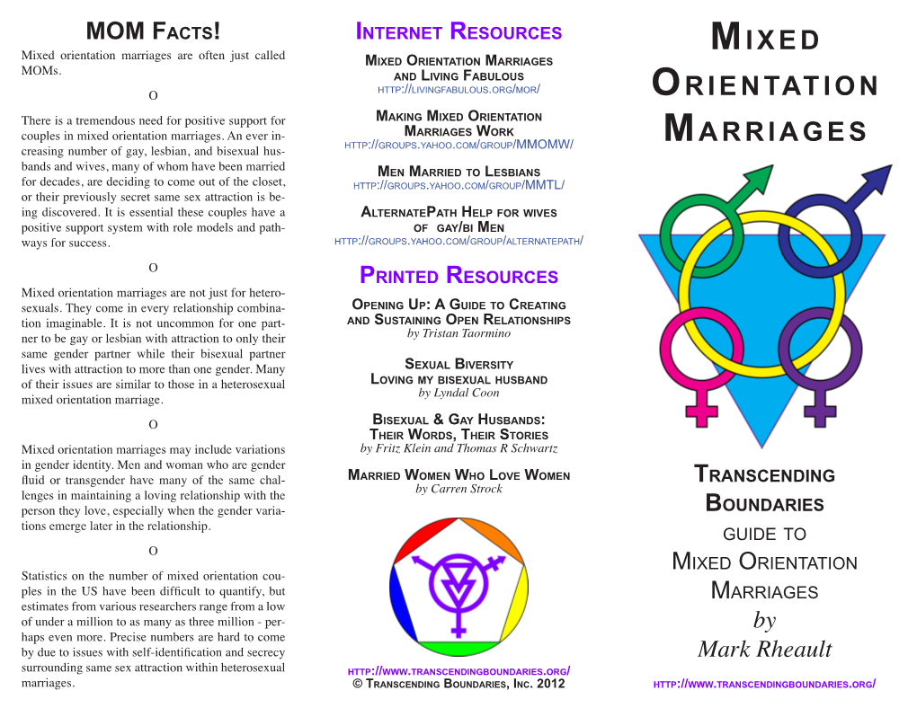 Mixed Orientation Marriages Are Often Just Called M I X E D Mixed Orientation Marriages Moms