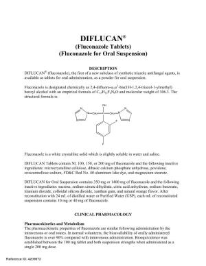DIFLUCAN (Fluconazole Tablets)