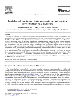 Social Constructivism and Cognitive Development in Child Counseling