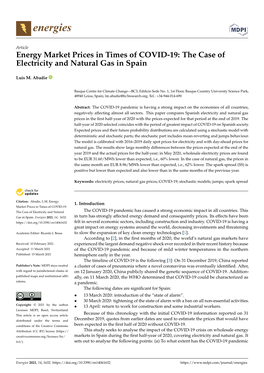 The Case of Electricity and Natural Gas in Spain