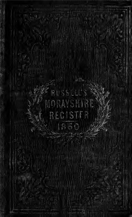 Russell's Morayshire Register, and Elgin & Forres Directory, for 1844