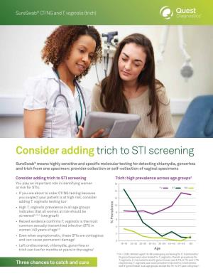 Consider Adding Trich to STI Screening
