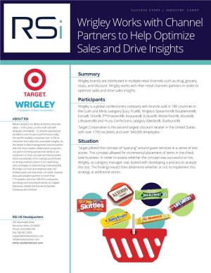 Wrigley Optimizes Sales at Target