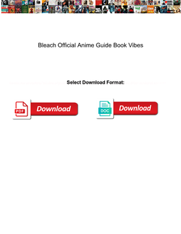 Bleach Official Anime Guide Book Vibes
