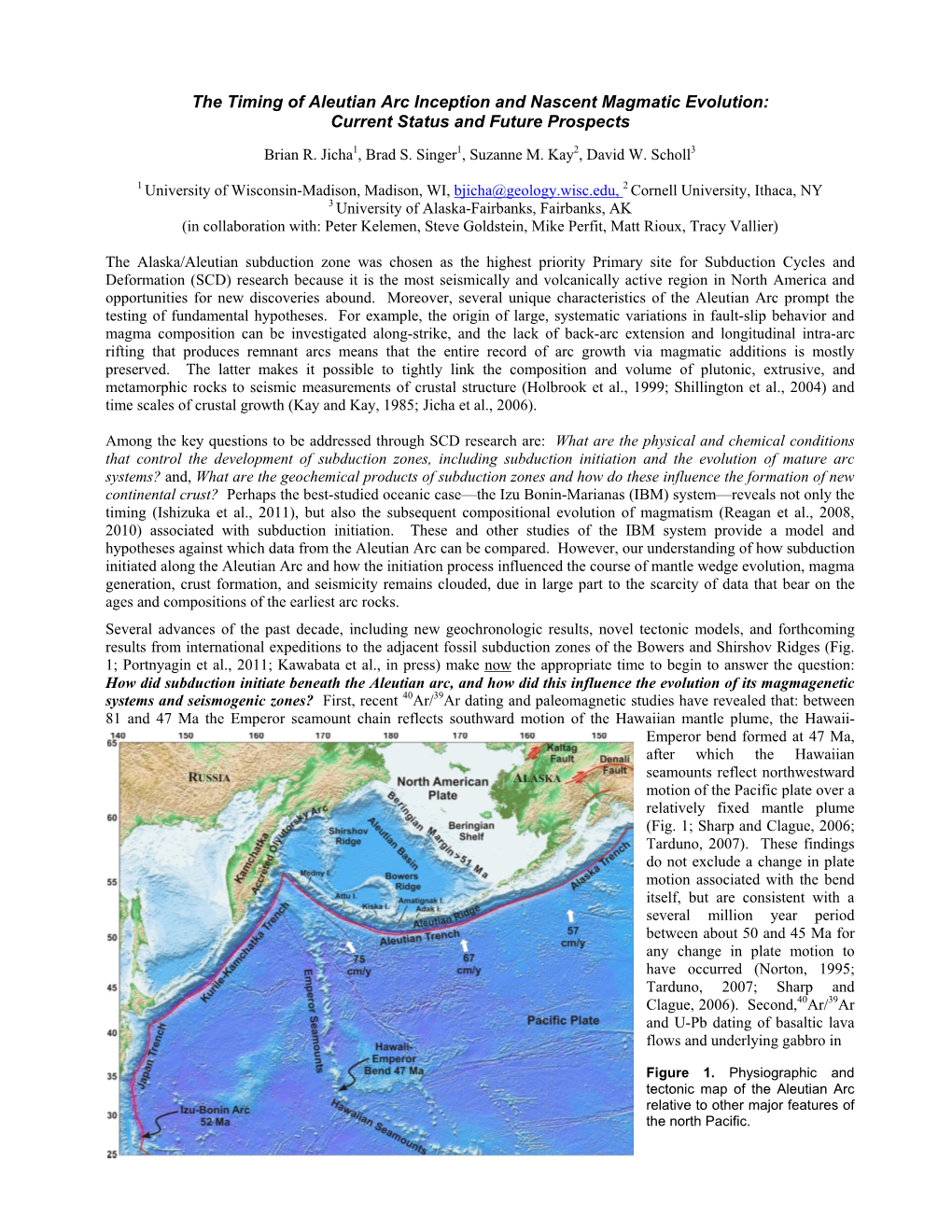 The Timing of Aleutian Arc Inception and Nascent Magmatic Evolution: Current Status and Future Prospects