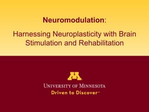 Neuromodulation: Harnessing Neuroplasticity with Brain Stimulation and Rehabilitation