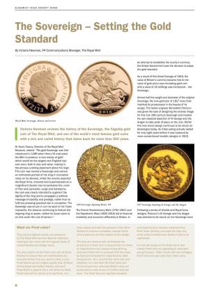 The Sovereign – Setting the Gold Standard
