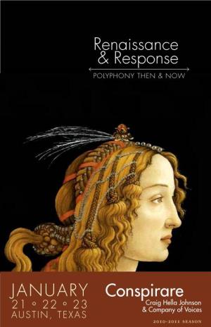 Renaissance & Response January
