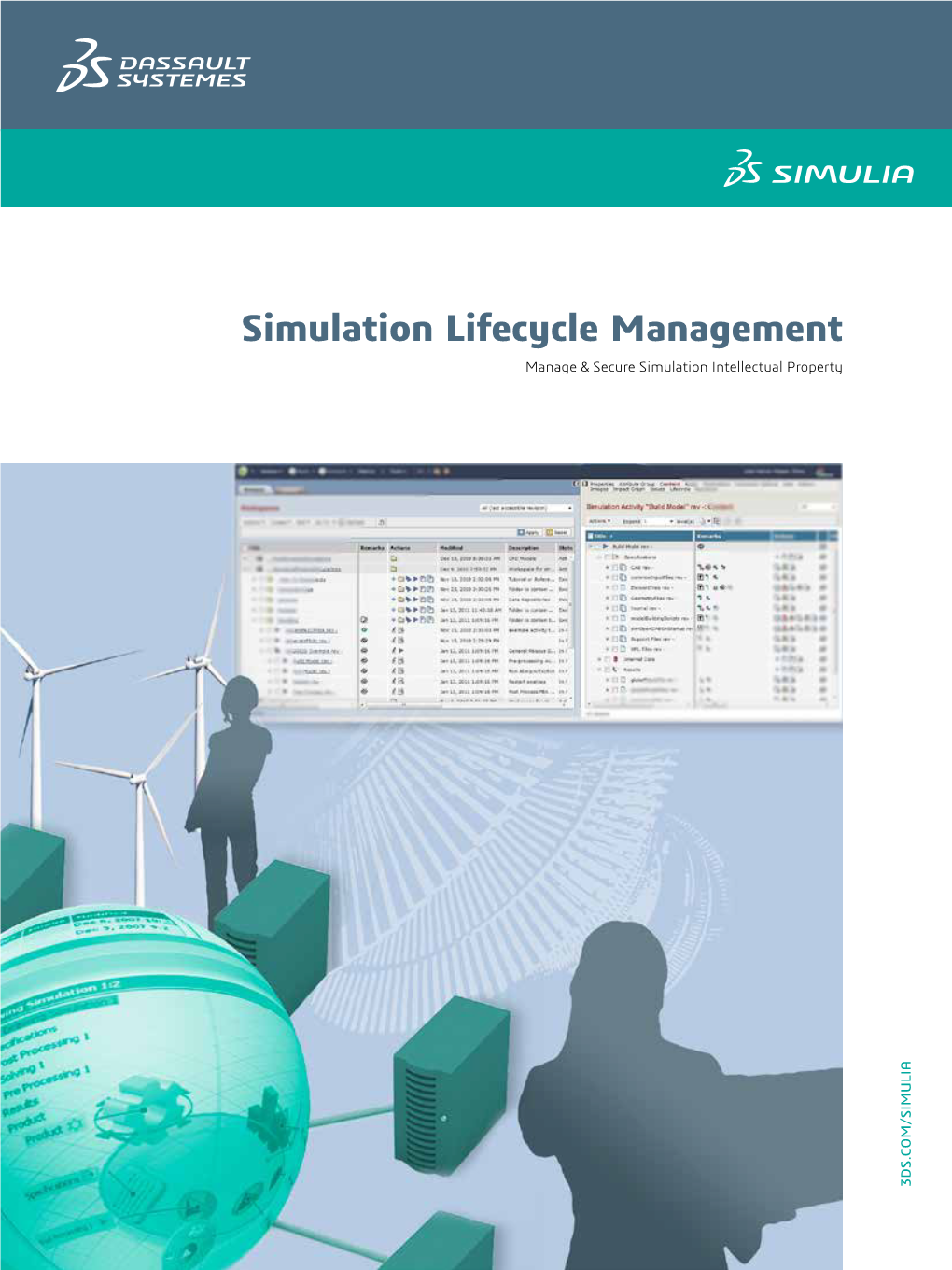 Simulation Lifecycle Management Manage & Secure Simulation Intellectual Property 3DS.COM/SIMULIA SIMULIA SLM