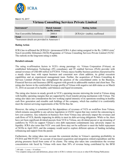 Virtusa Consulting Services Private Limited