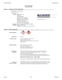 Download Safety Data Sheet