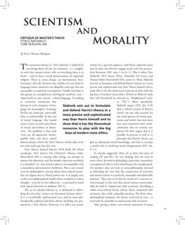 Scientism Morality