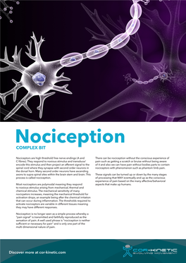 Nociceptioncomplex BIT