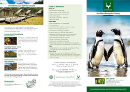 Boulders Penguin Colony Brochure