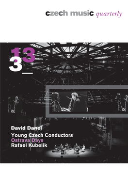 David Danel Young Czech Conductors Ostrava Days Rafael Kubelík Opera