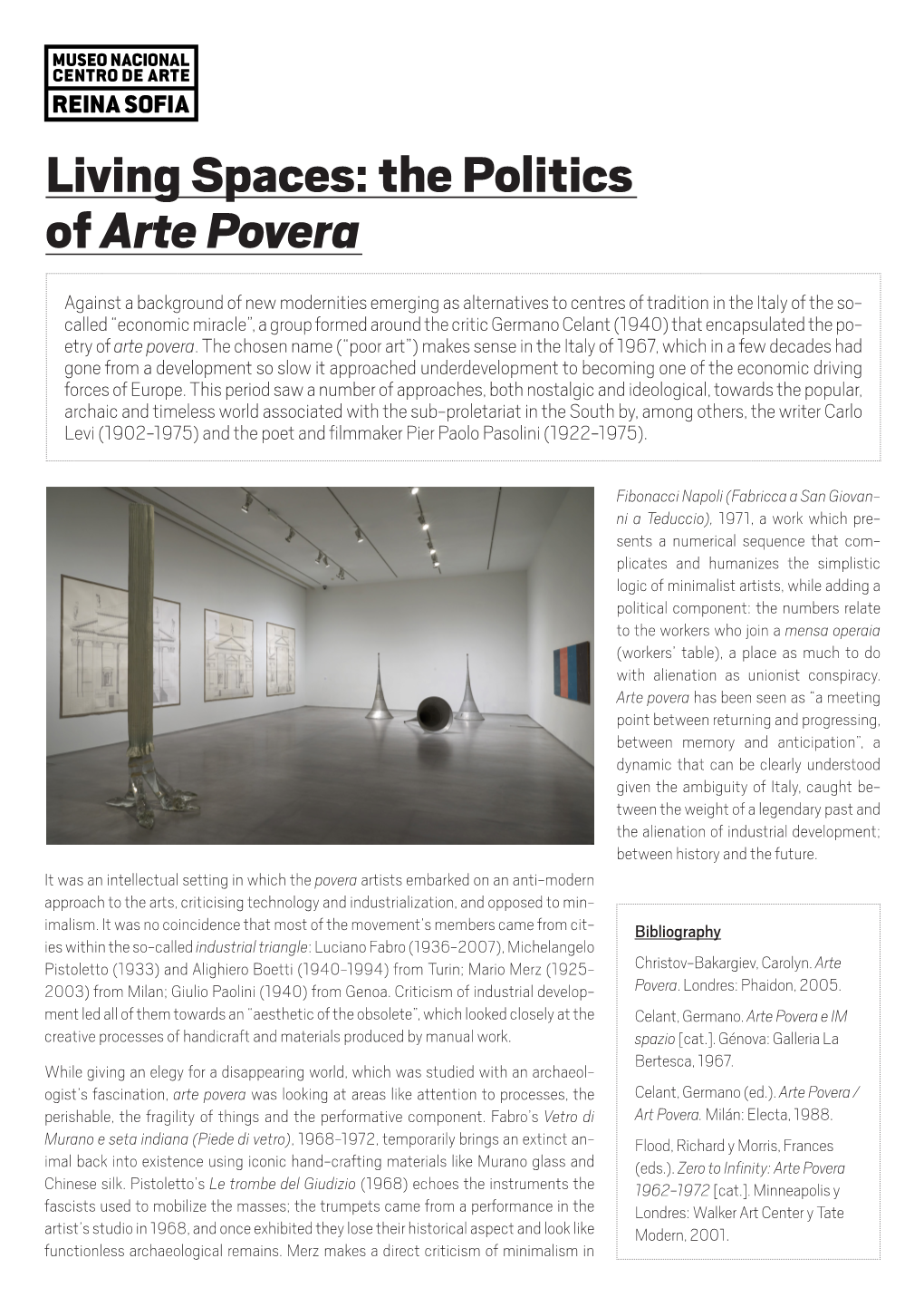 The Politics of Arte Povera