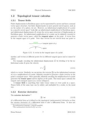 1.2 Topological Tensor Calculus