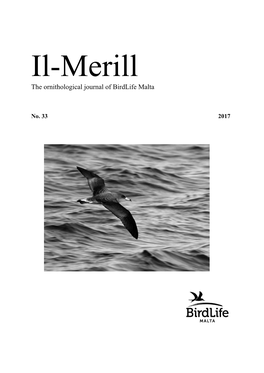 The Ornithological Journal of Birdlife Malta
