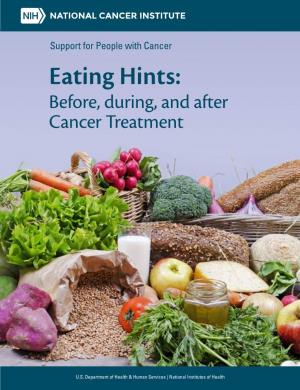 Eating Hints: Before, During and After Cancer Treatment