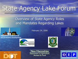 2006 Lake Forum Presentation