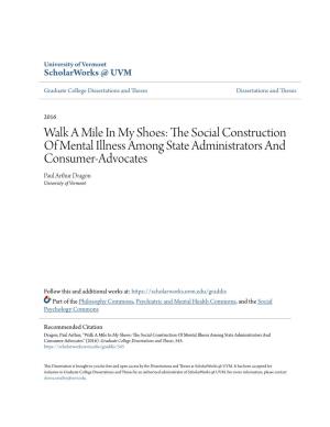The Social Construction of Mental Illness Among State Administrators and Consumer-Advocates