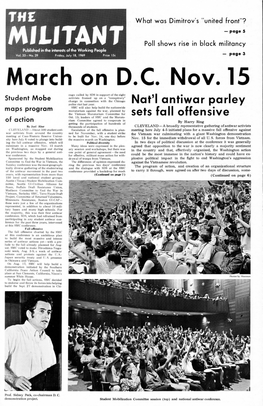 March on D.C. Nov. 15