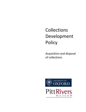 Collections Development Policy