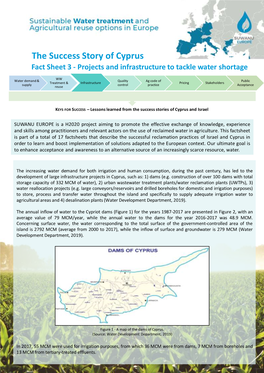 The Success Story of Cyprus Fact Sheet 3 - Projects and Infrastructure to Tackle Water Shortage