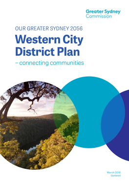 OUR GREATER SYDNEY 2056 Western City District Plan – Connecting Communities