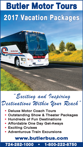 Butler Motor Tours 2017