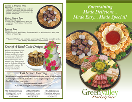 Entertaining Made Delicious... Made Easy... Made Special!