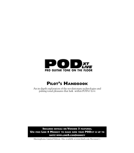 Podxt Live Manual