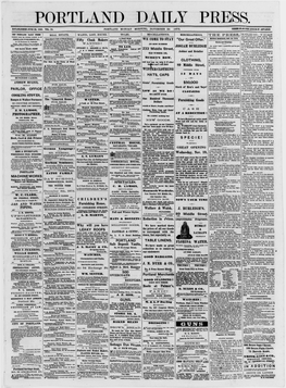 Portland Daily Press: November 24,1873