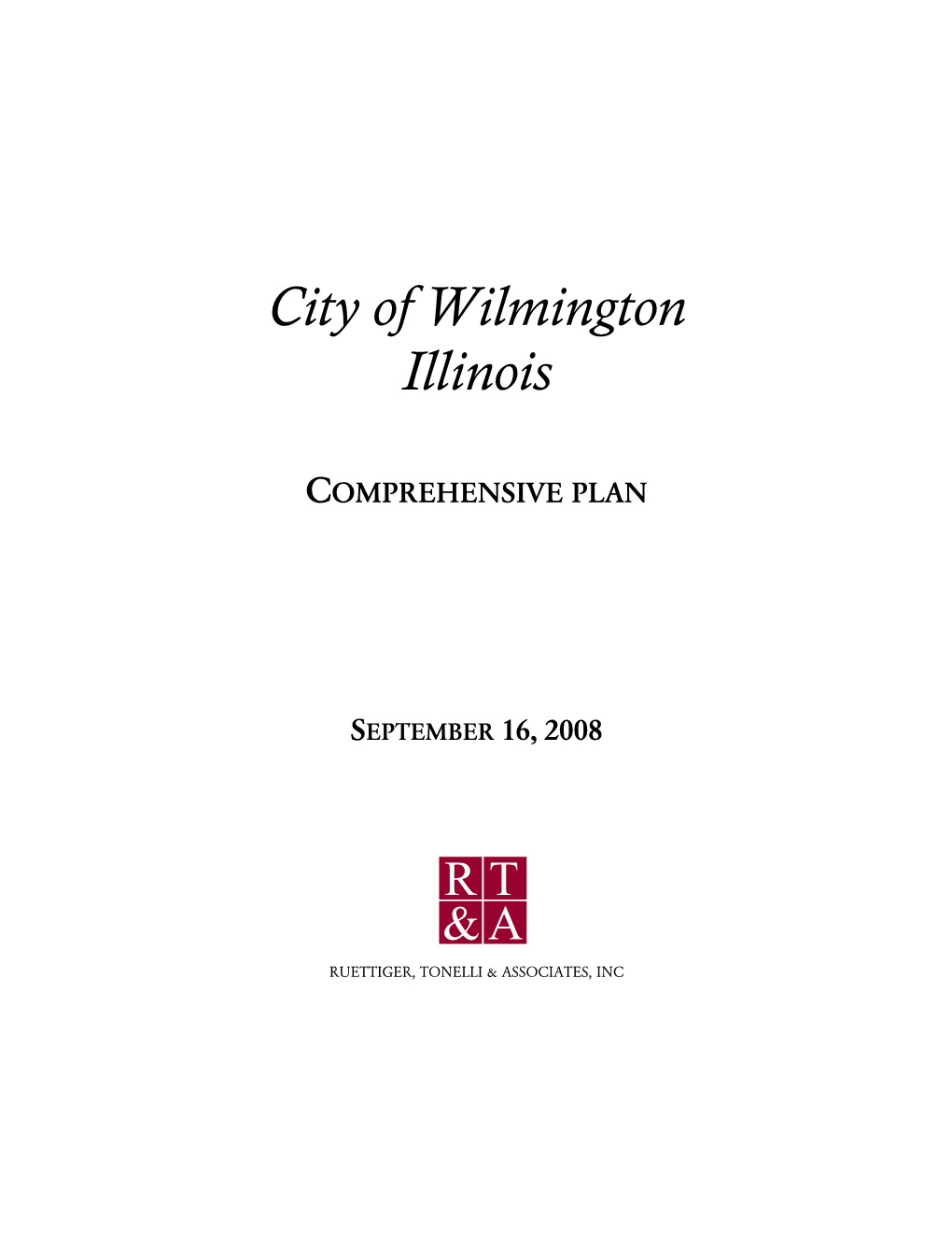 Comprehensive Plan