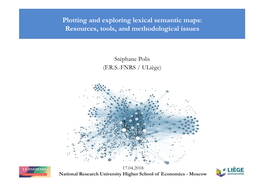 Semantic Maps: Resources, Tools, and Methodological Issues