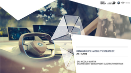 191120 BMW Group Techws E-Mobility Strategy