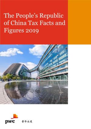 The People's Republic of China Tax Facts and Figures 2019