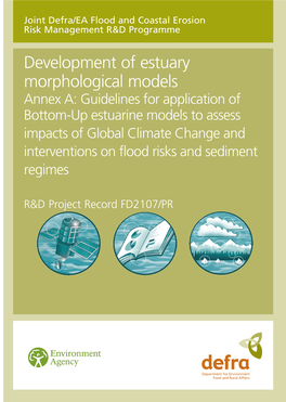 Development of Estuary Morphological Models