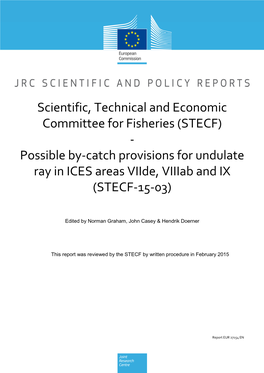 STECF-15-03 Possible By-Catch Provisions Undulate Ray JRC95199