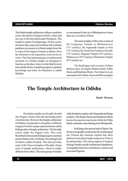 The Temple Architecture in Odisha