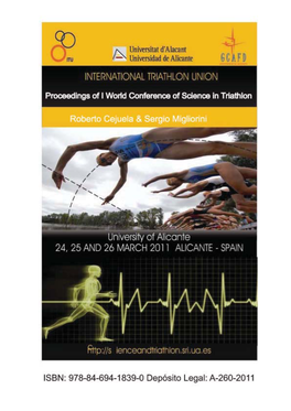 Proceedings I World Conference of Science in Triathlon