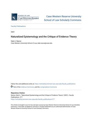Naturalized Epistemology and the Critique of Evidence Theory