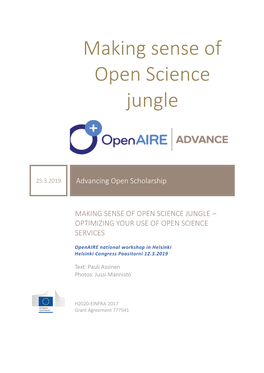 Making Sense of Open Science Jungle
