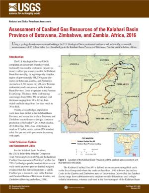 Assessment of Coalbed Gas Resources of the Kalahari Basin Province of Botswana, Zimbabwe, and Zambia, Africa, 2016