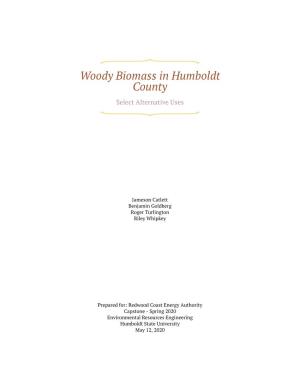 Lwoody Biomass in Humboldt County